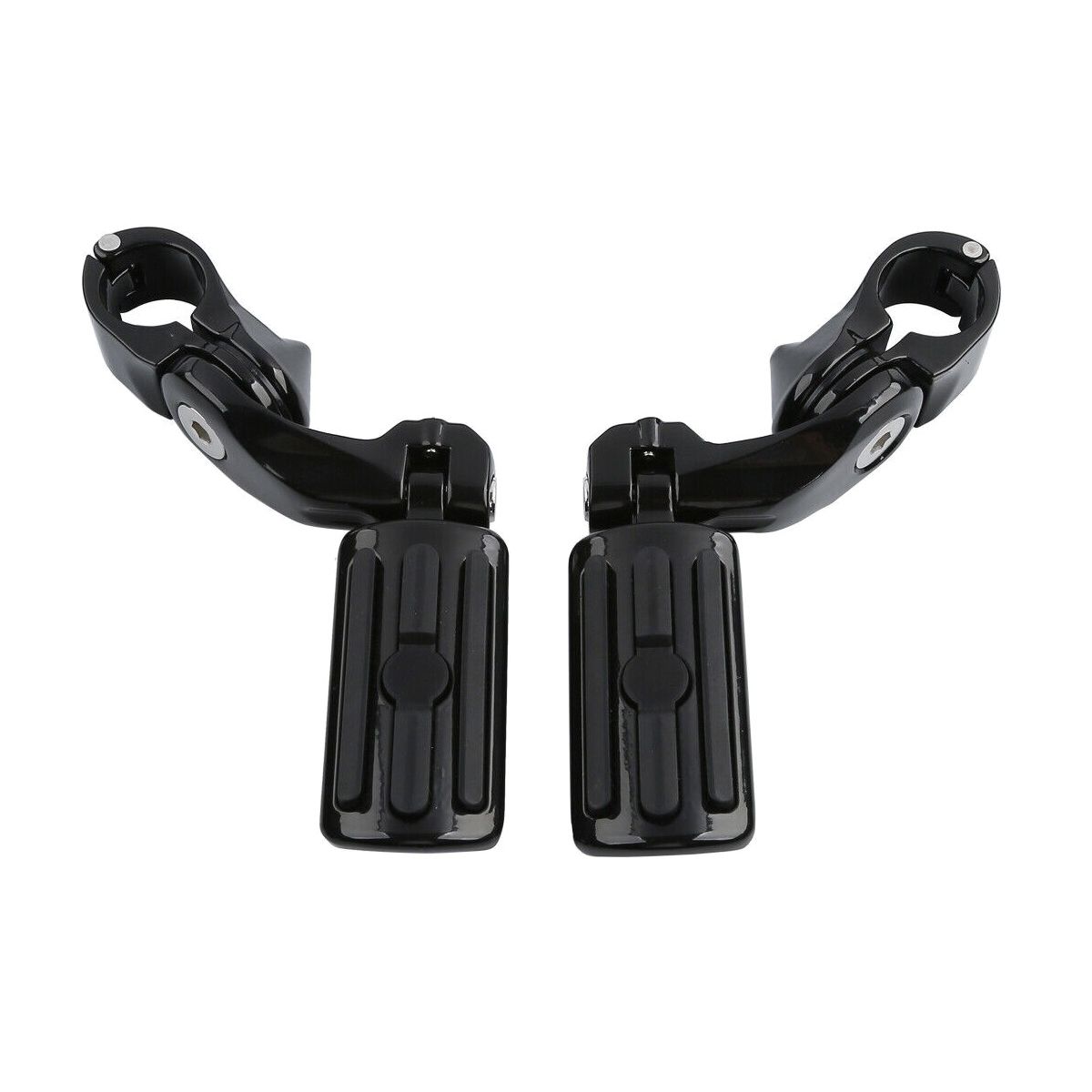 1-1/4" Universal Highway Foot Pegs Short Mount For 95-97 Bad Boy Engine Guards