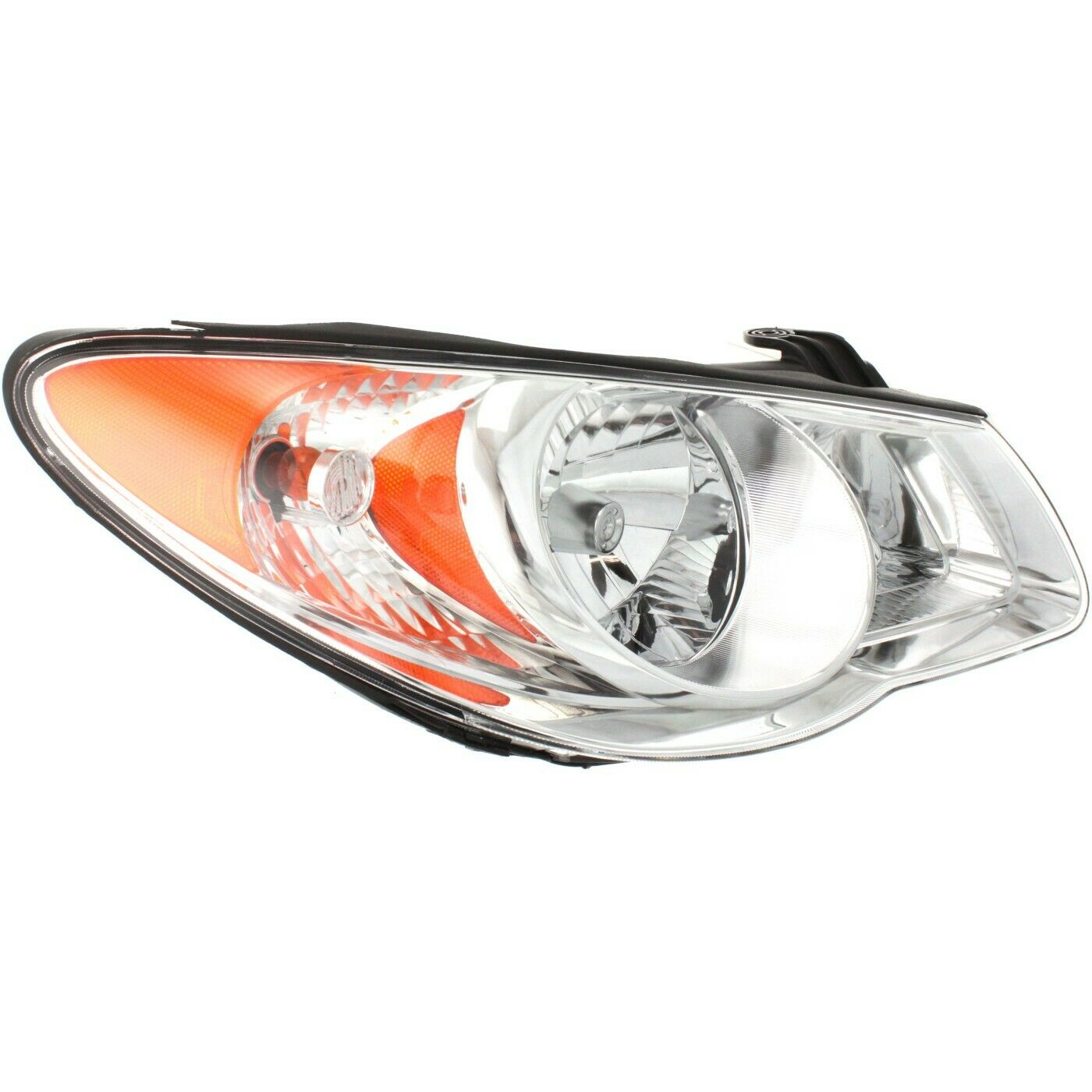 2X LH&RH Headlight 07-09 Elantra Sedan 09 Elantra Hatchback Clear Lens With Bulb
