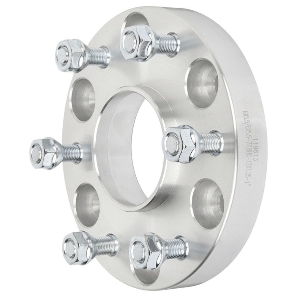 4-pcs 1" 6x5.5 12x1.25 Studs Wheel Spacers For INFINITI QX56 Nissan Armada Titan