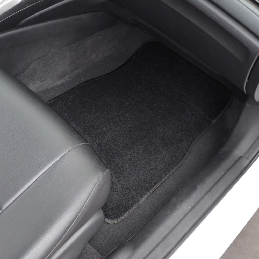 4pc Car Interior Solid Black Car Floor Mats Liner Pads For 15 Leon Mat Standard