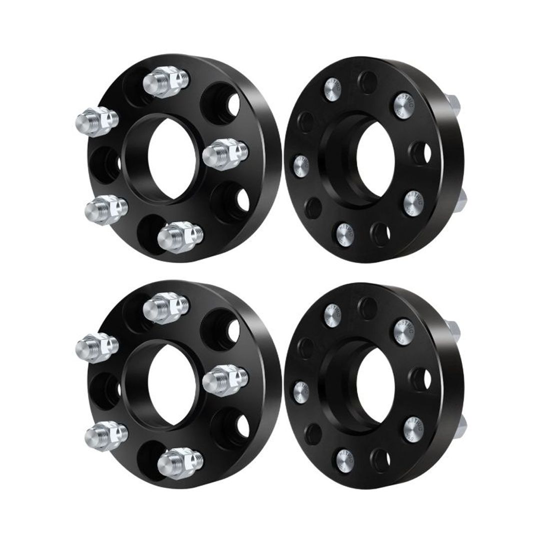 2 Sets Of - HubCentric Wheel Spacers 5x4.5 12x1.25 1" 25mm For INFINITI Nissan