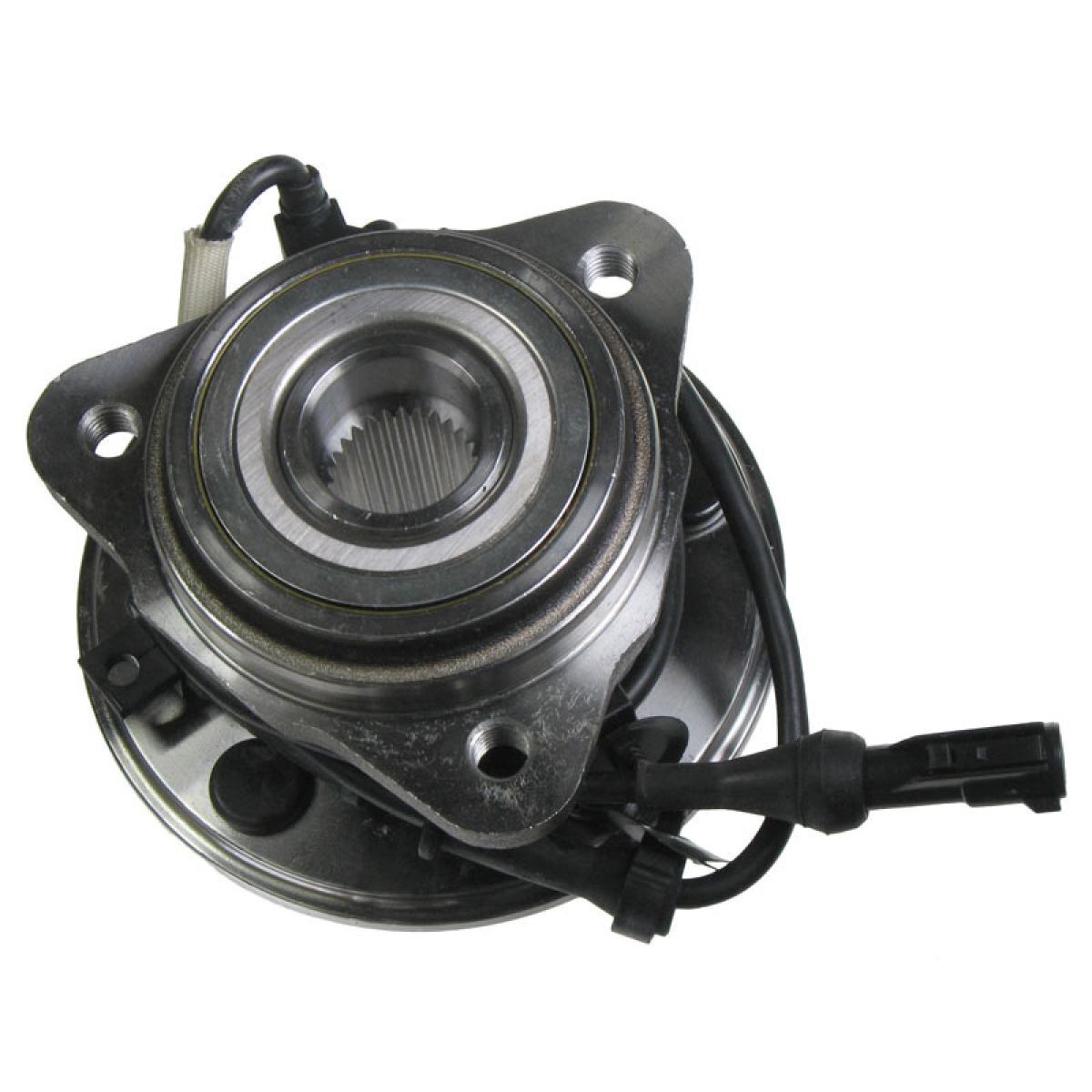 Front Wheel Hubs & Bearings Pair Set For Ford Mazda B-Series Truck W/ ABS 4WD