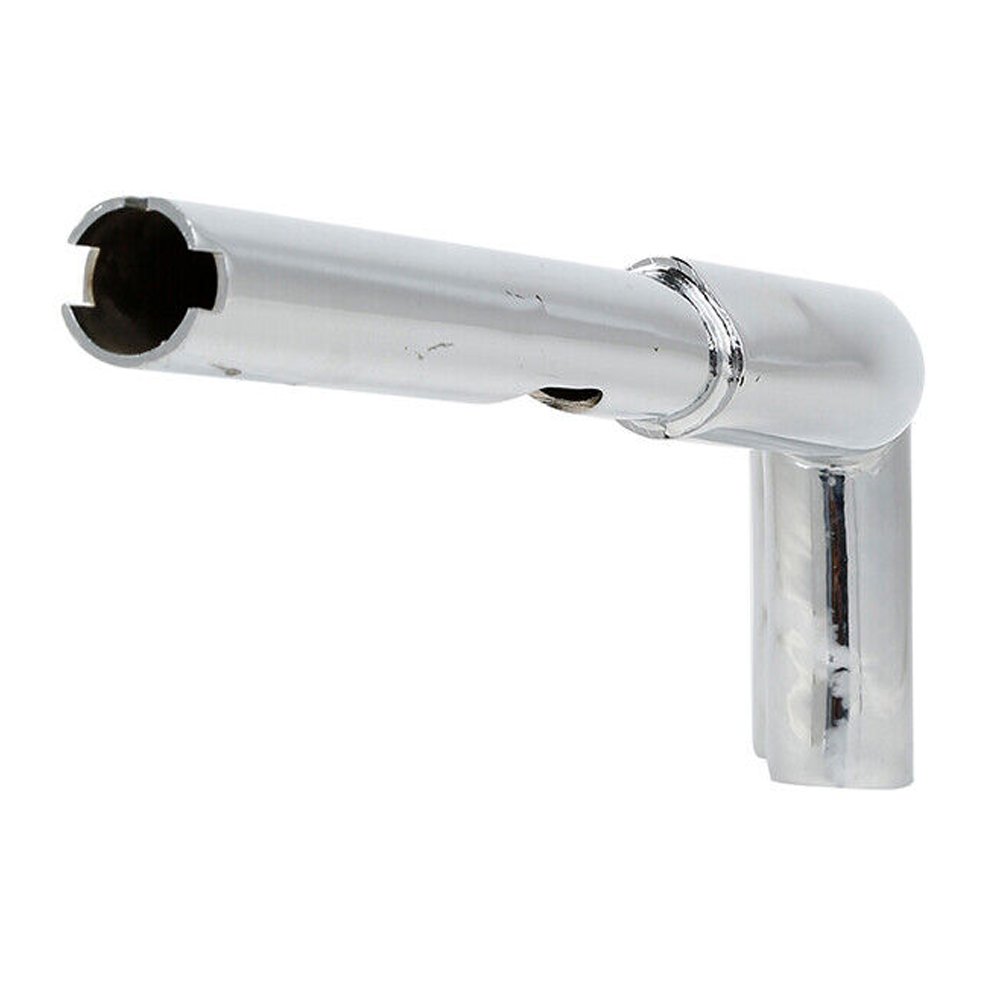1 1/4" Fat Chrome 4" Rise T-Bar Handlebar For Harley-Davidson Custom