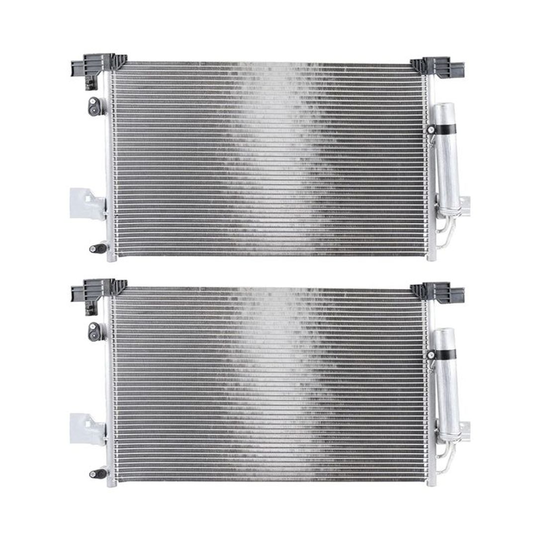2 Sets Of - AC Aluminum Condenser For Lancer Outlander Outlander Sport 2.4L L4 AC3747