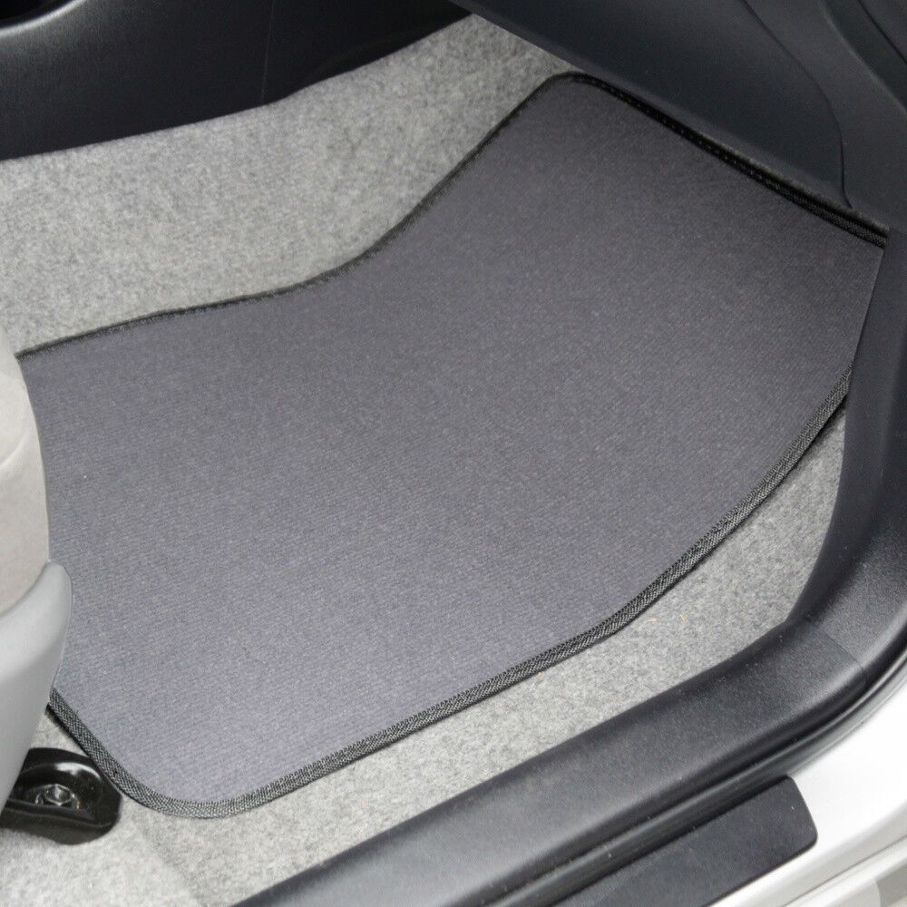 Auto Floor Mats For 95-17 A6 Car Carpet W/Heelpad Medium Gray Set Front & Rear