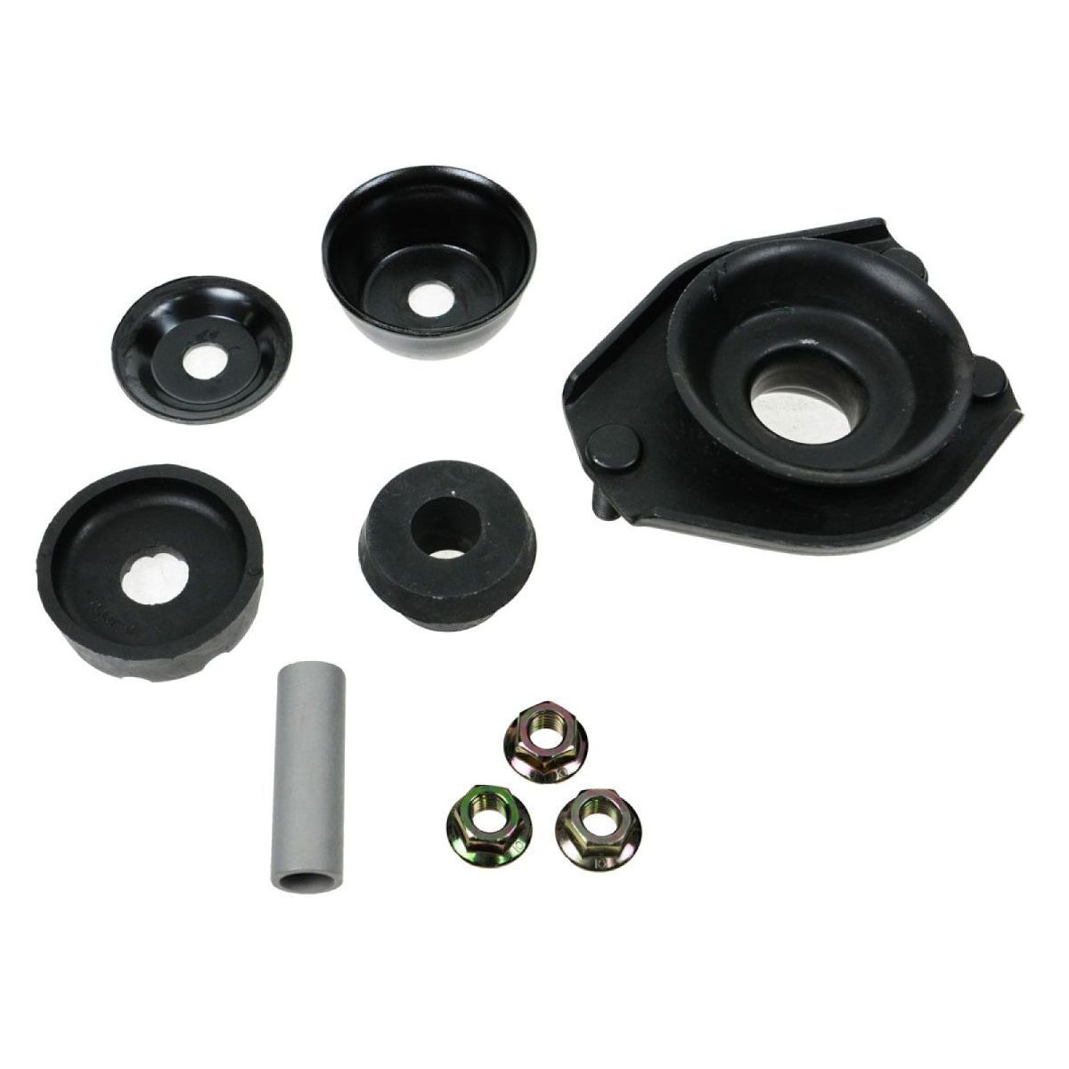 Front Upper Shock Strut Mount Kit Plates Bushings For Thunderbird