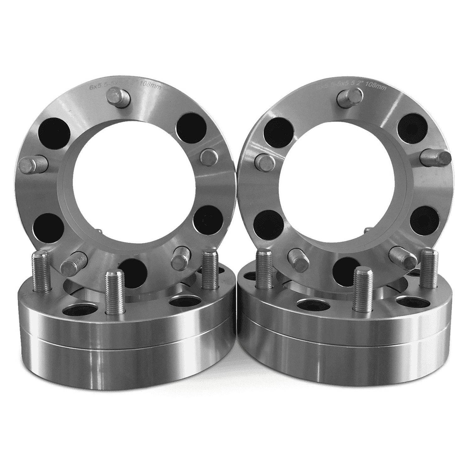 4x 6x5.5 To 5x5.5 Wheel Adapters 2inch Put Wheels On For 2021 Tahoe RST 14x1.5