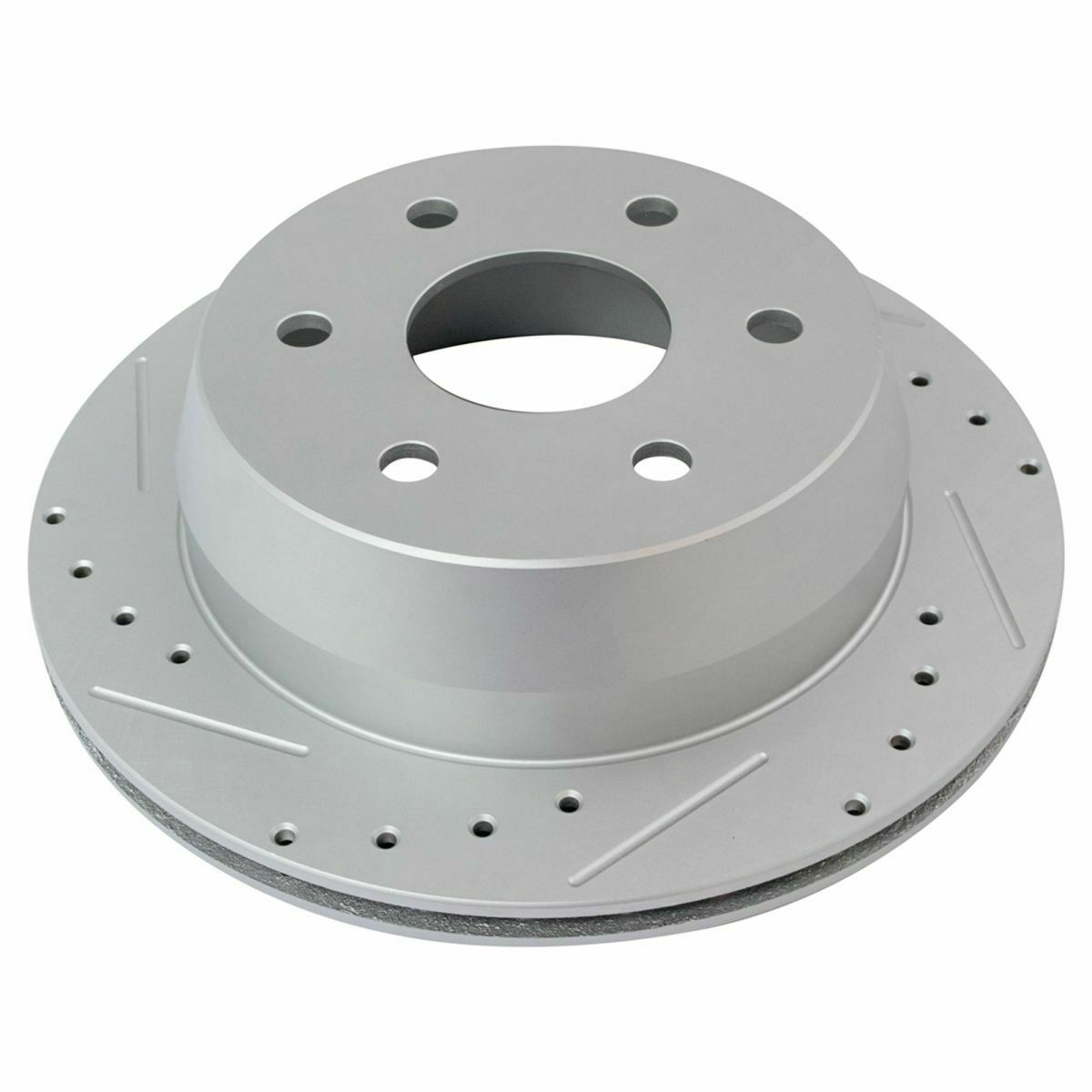 Performance Drilled Slotted Rotor & Posi Ceramic Brake Pad Front & Rear