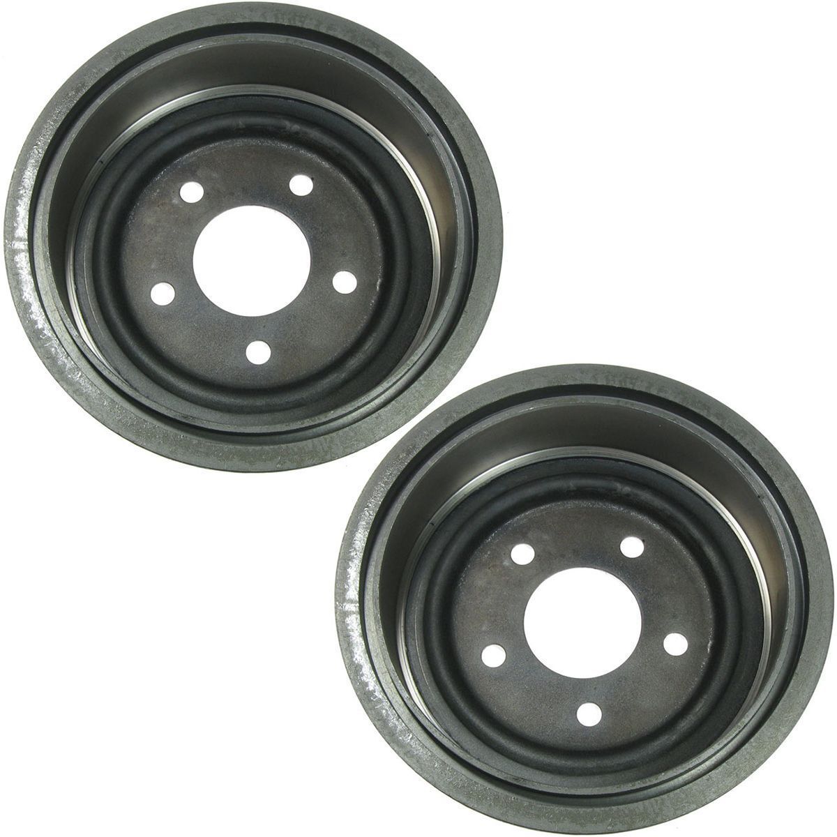 For 2004 Classic Brake Rotor Ceramic Pad Drum & Shoe Front & Rear Kit W/Fluids