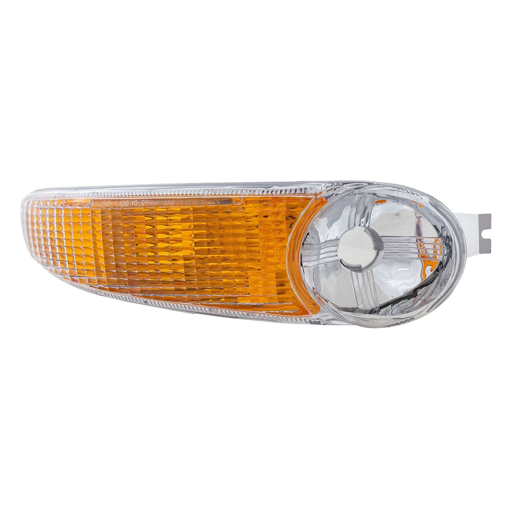 For GMC 01-07 Sierra 1500 Parking Light Front Right Amber Plastic Gm2521182