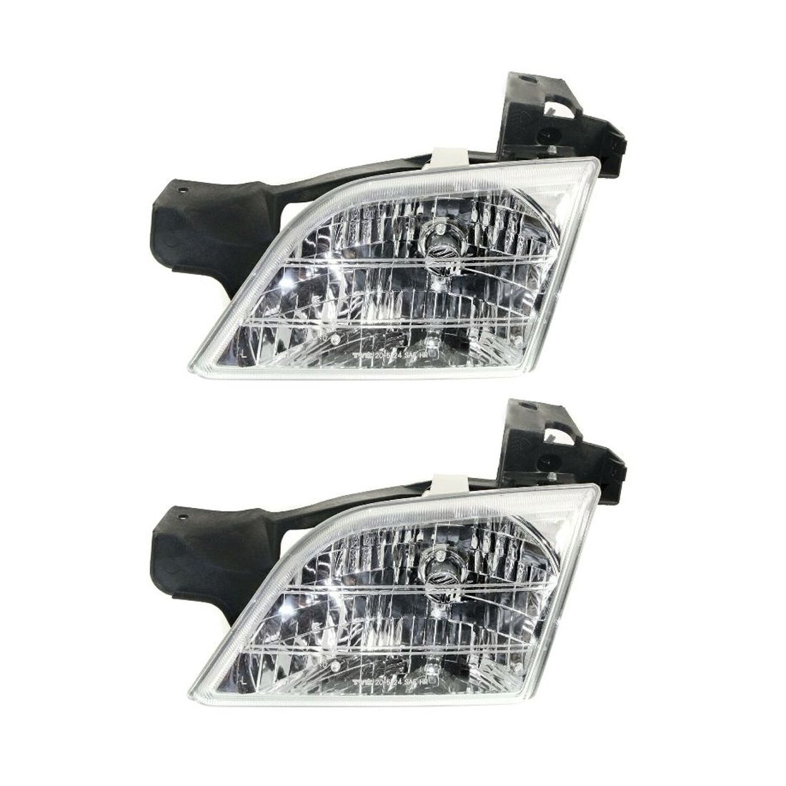 2 Sets Of - Headlight For Montana Silhouette Trans Sport Venture Driver Side W/ Bulb