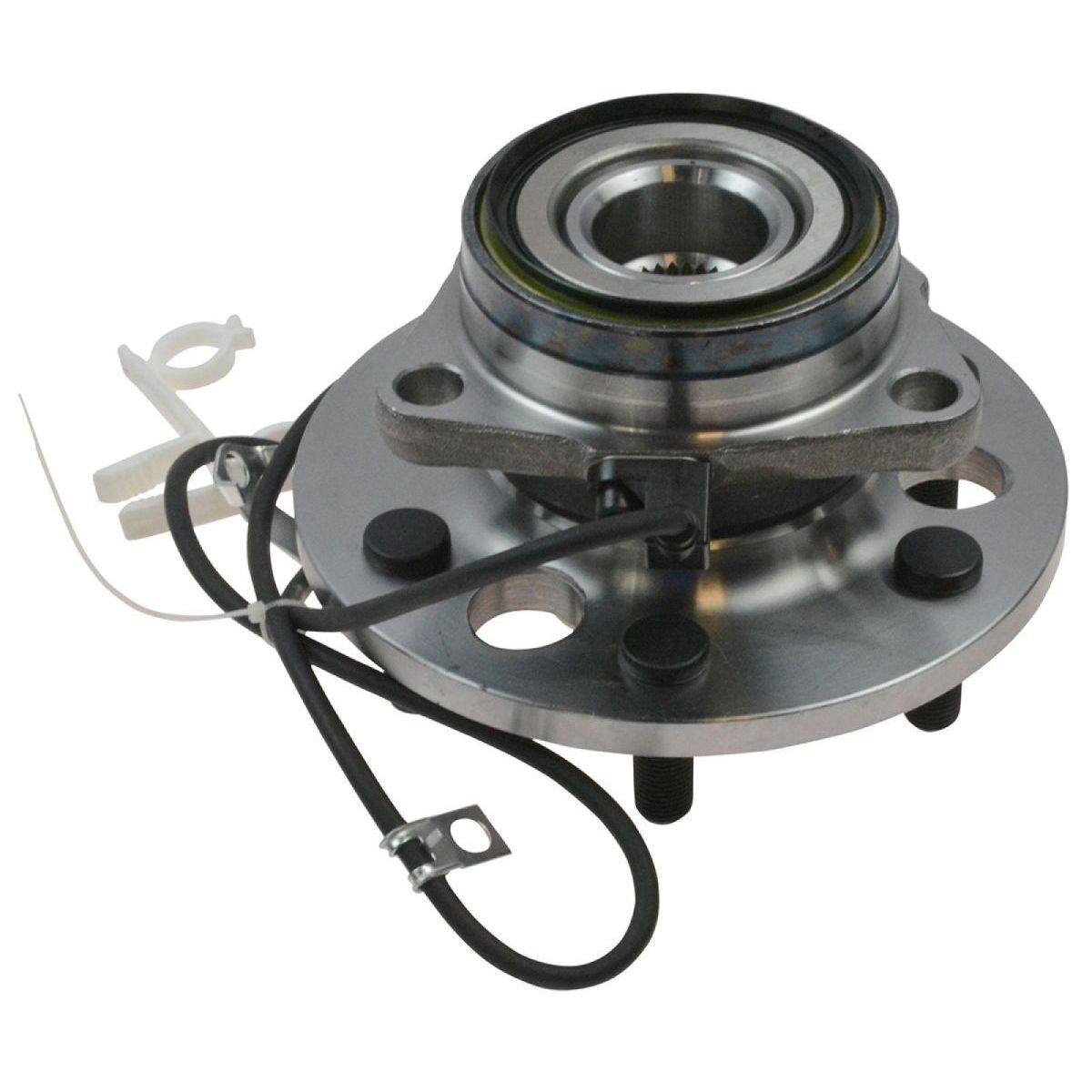 Wheel Hub & Bearing Semi-Metallic Brake Pad Rotor Kit For 1999 Escalade 4WD