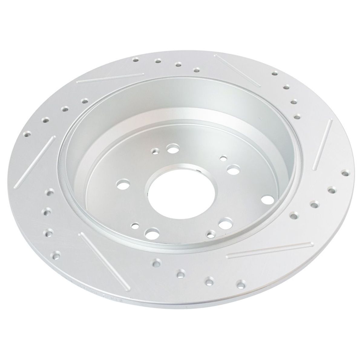 For Acura 07-18 RDX Honda 05-16 CR-V Brake Rotor Drilled & Slotted Coated Rear
