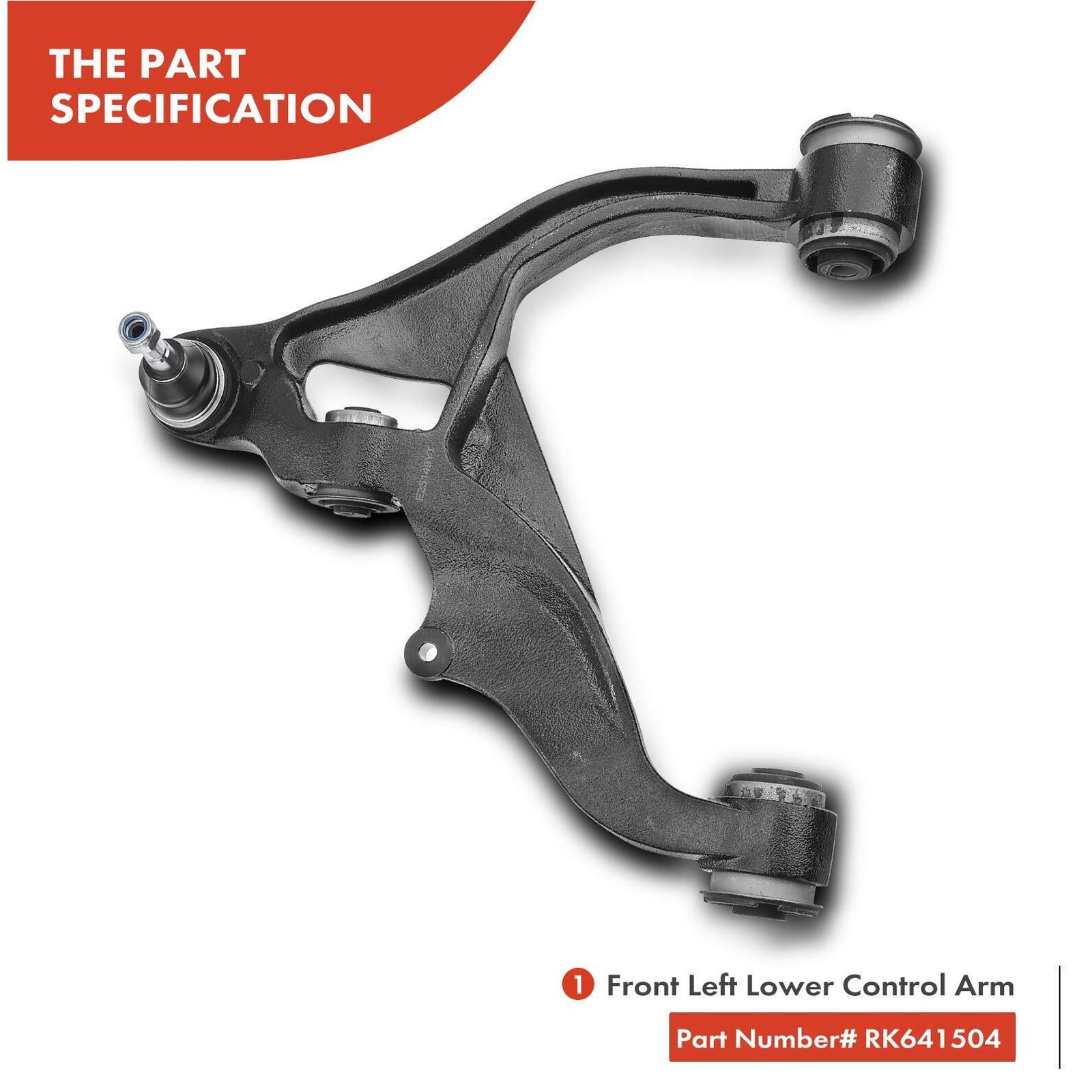4x Front Lower Control Arm & Sway Bar End For 2011-2018 1500 Outdoorsman 4WD