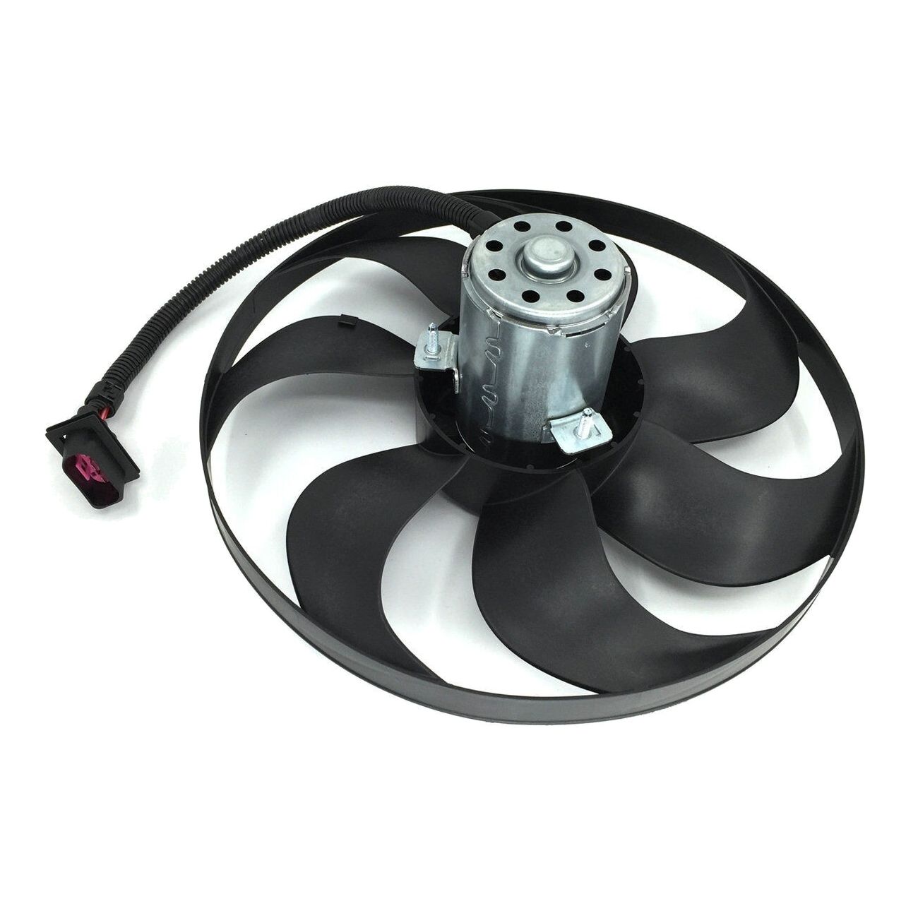 For 00-06 TT Quattro Coupe Engine Auxiliary Radiator Cooling Fan Motor Left