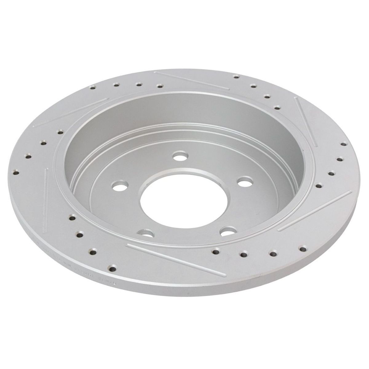 For Ford Lincoln Drilled Slotted Rear G-Coated Brake Rotor