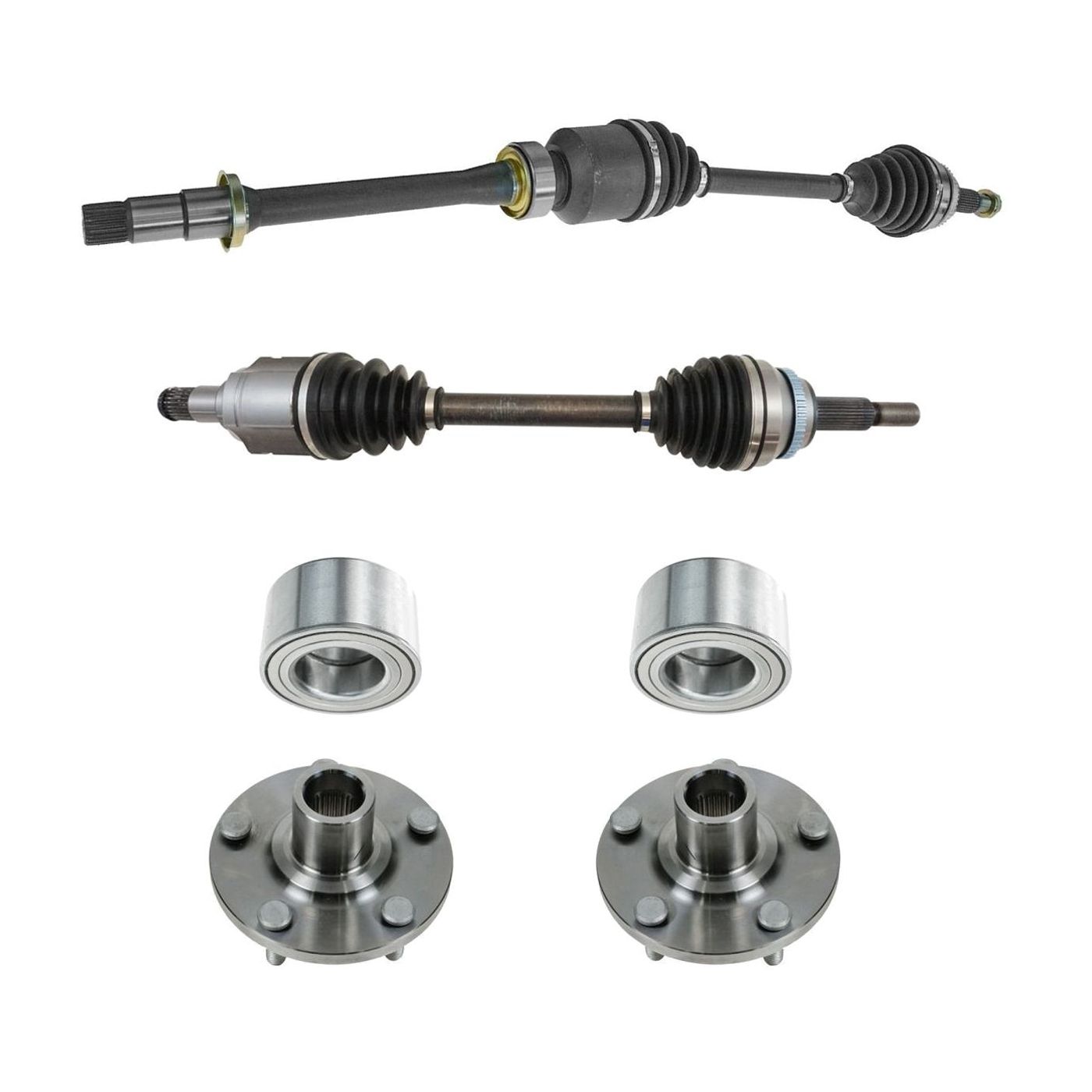 Front CV Axle Shaft Assembly Wheel Hub Bearing Kit Set 6pc For Camry Avalon