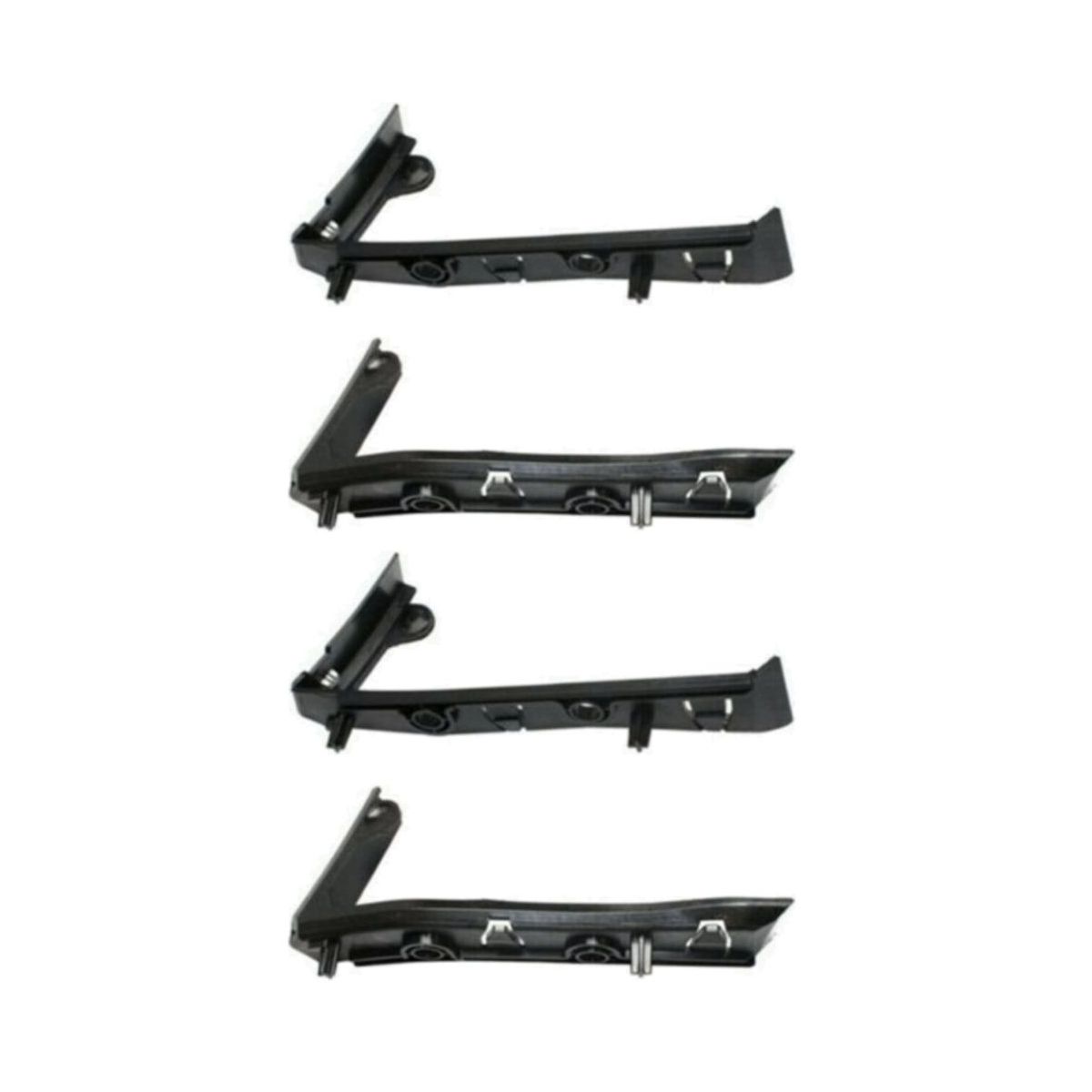 4 PCS - Set Front Bumper Brackets Left & Right Side Plastic For Chevrolet GMC