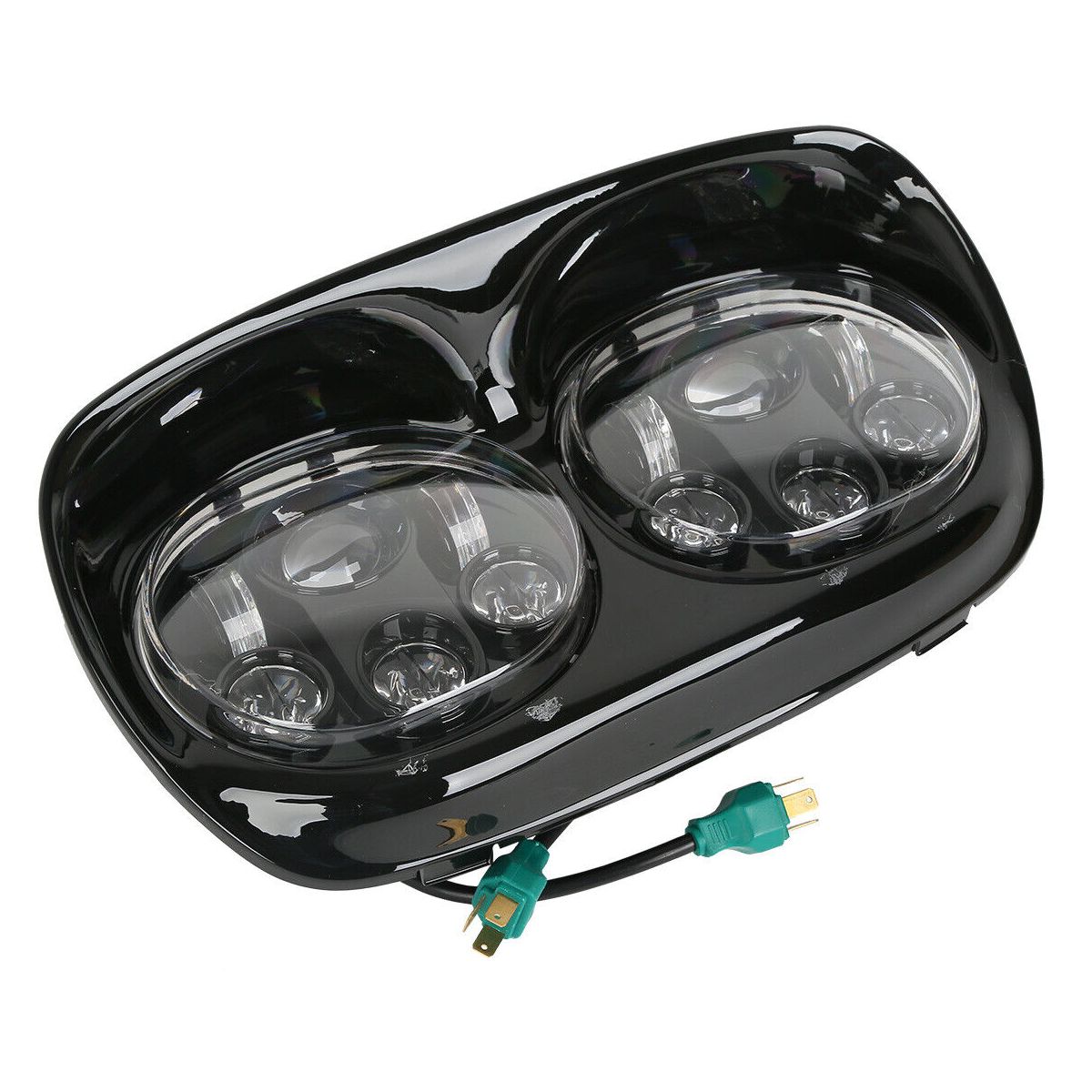 For Harley-Davidson Road Glide Inner Outer Fairings & 5.75" Dual Headlight