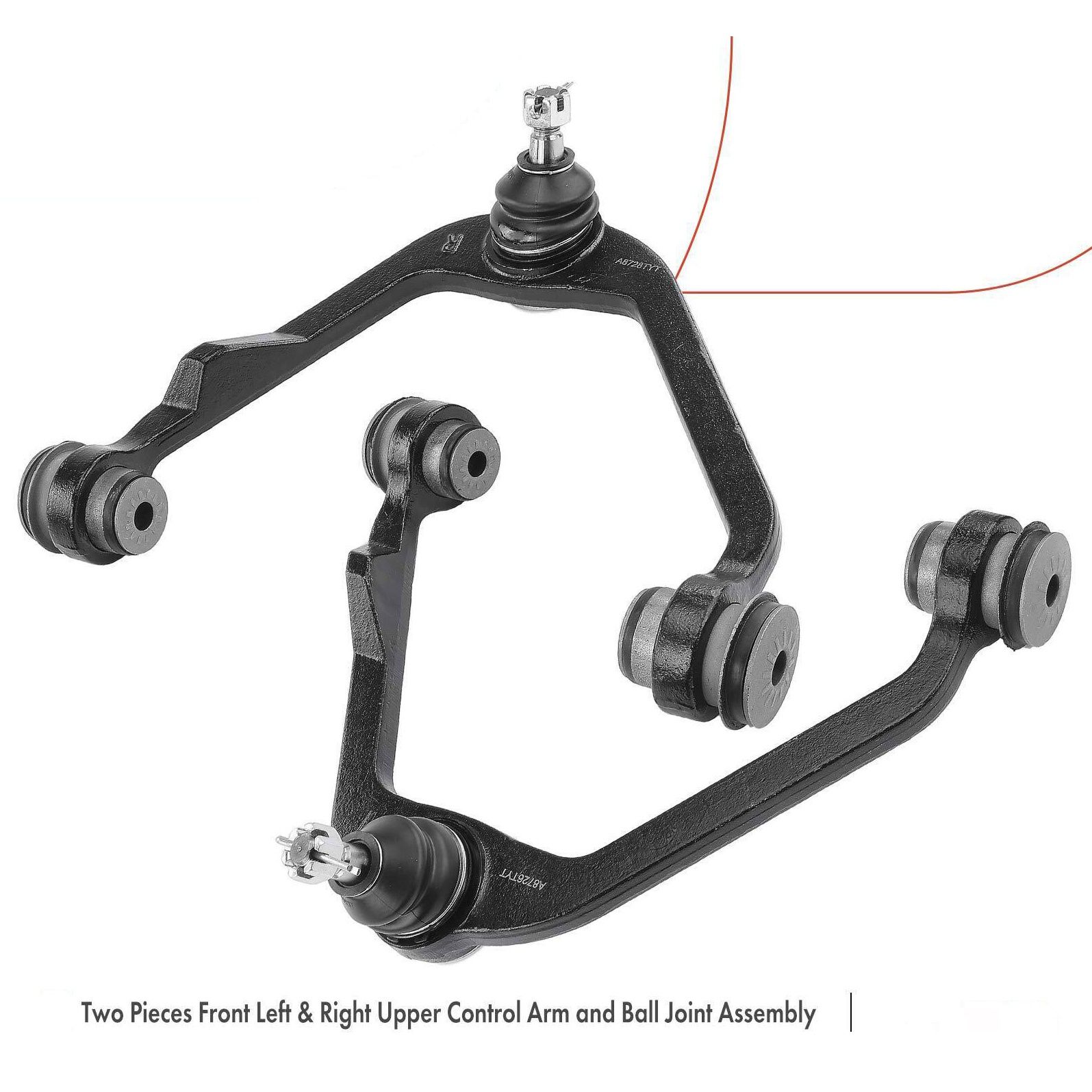 12X Control Arm W/Ball Joint Tie Rod End Front For 97-04 For 97-04D Lincoln