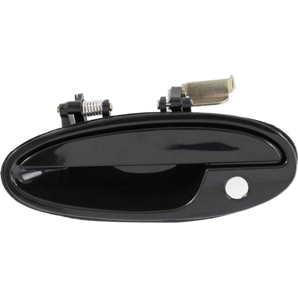 New Door Handles Set Of 4 Front & Rear Driver Passenger Side Smooth Black Olds