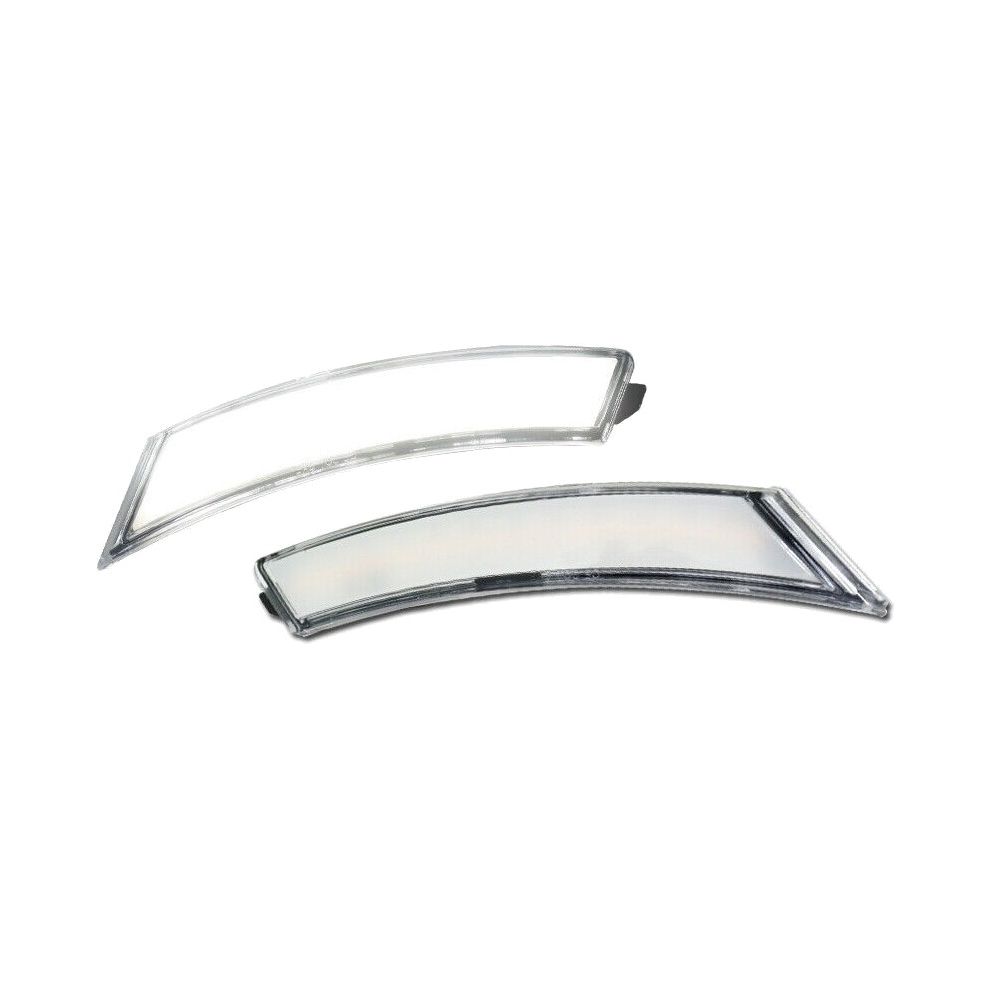 2x Clear Lens LED Front Sidemarker Lights & Sky