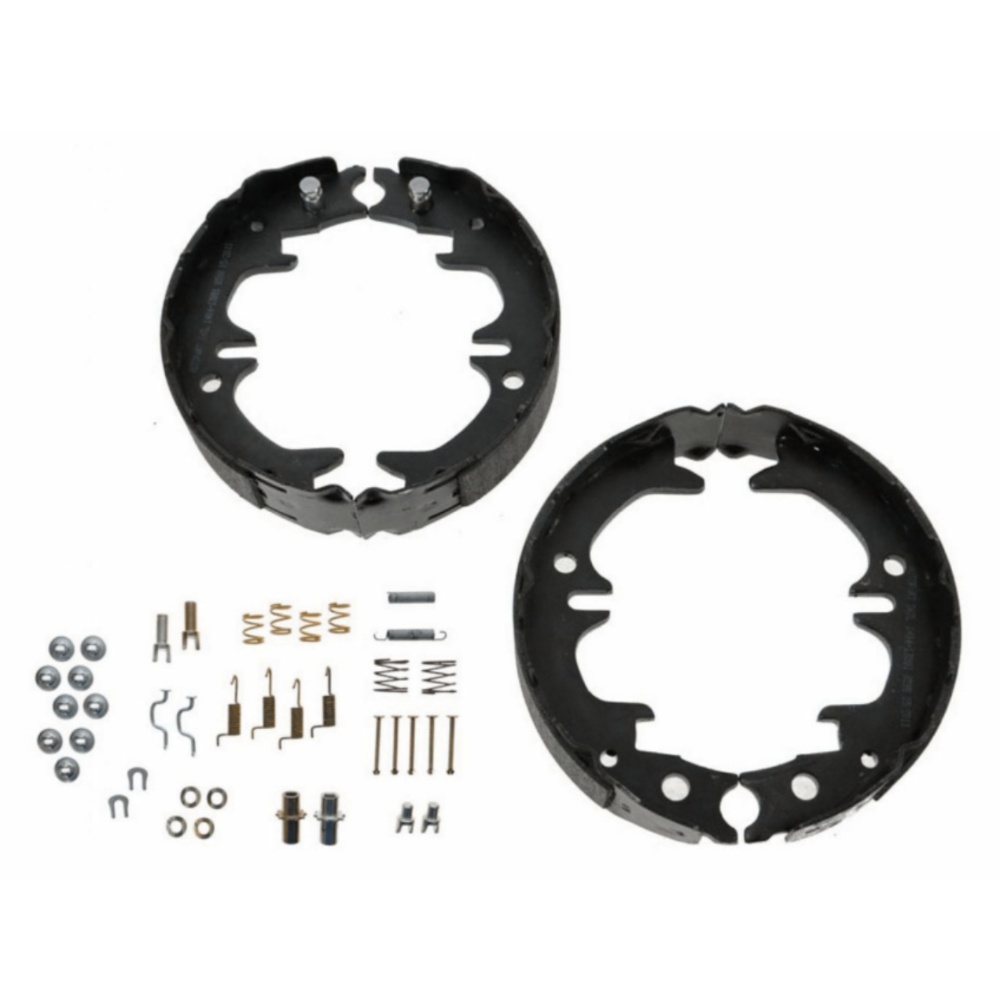 4 Sets Of - Rear Emergency Parking Brake Shoe Set W/ Hardware Kit For 1990-2012 Lexus