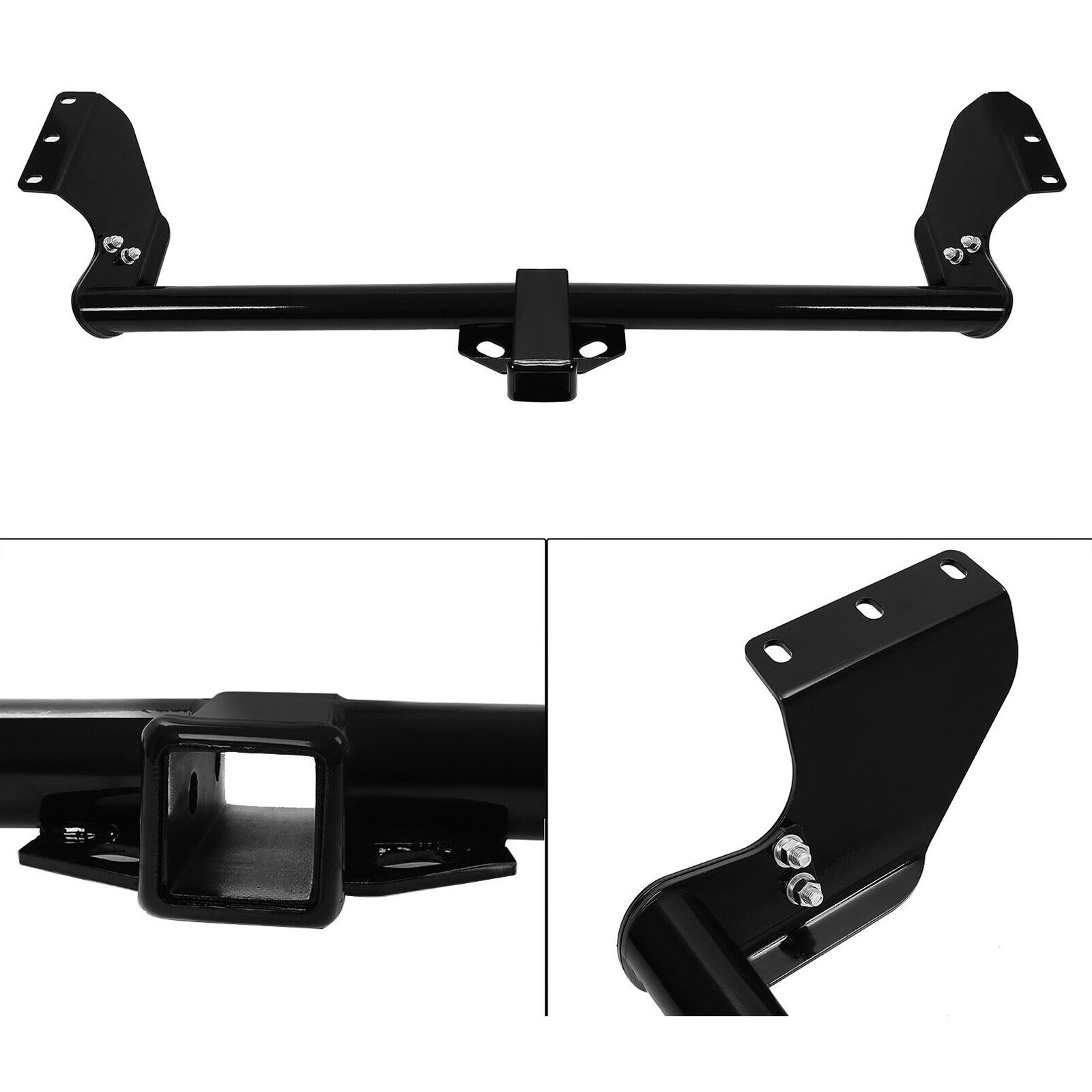 Black Trailer Hitch Tow 2 For 1999-2002 Honda Odyssey Mini Cargo Van Class 3