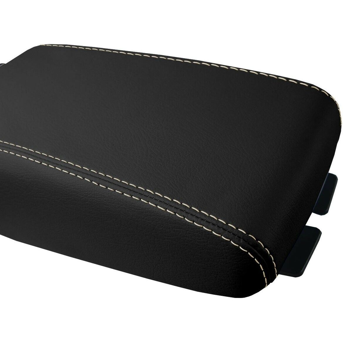 Console Lid Armrest Cover Leather For 2005-2006 Nissan Altima Sedan Beige Stitch
