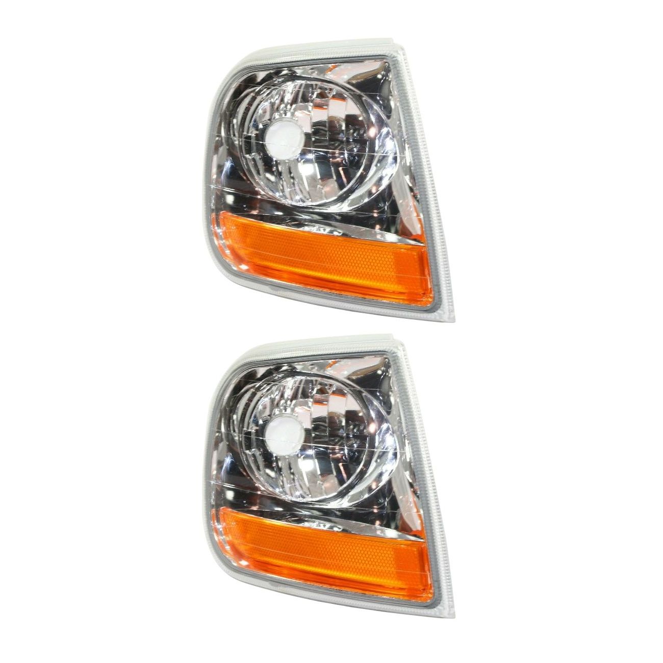 2 Sets Of - Corner Light For Ford F-150 F-150 Heritage F-250 Passenger Side