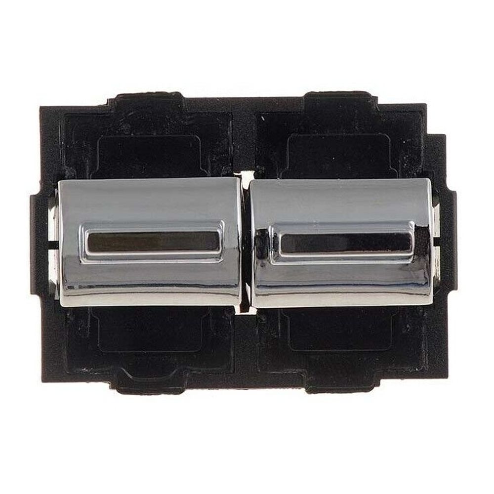 2 Sets Of - 49214 Power Window Switch Front Driver Left Side Chrome Fits Left
