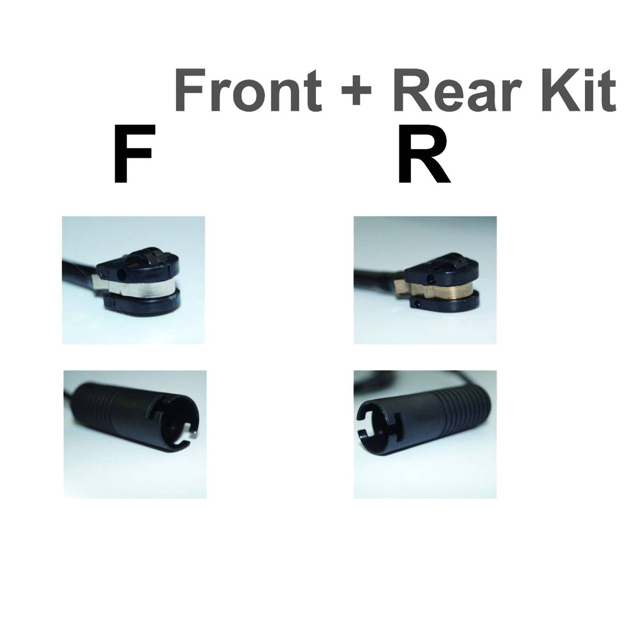 2PCS For 02-06 Cooper R50 R52 R53 Brake Pad Wear Sensor Front & Rear 34356778175