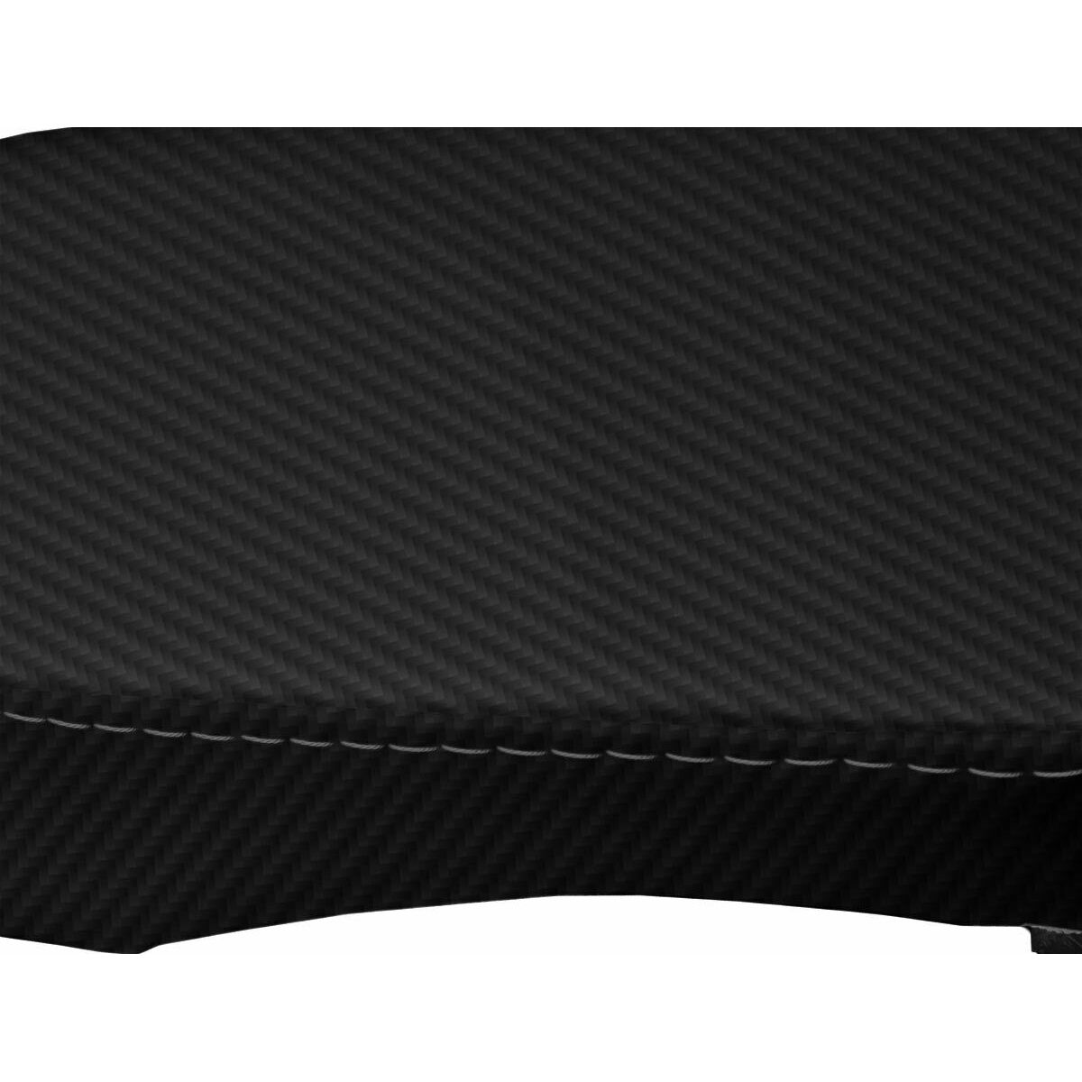 Console Lid Armrest Cover Carbon Fiber For 2013-2018 Toyota Avalon Sedan Black