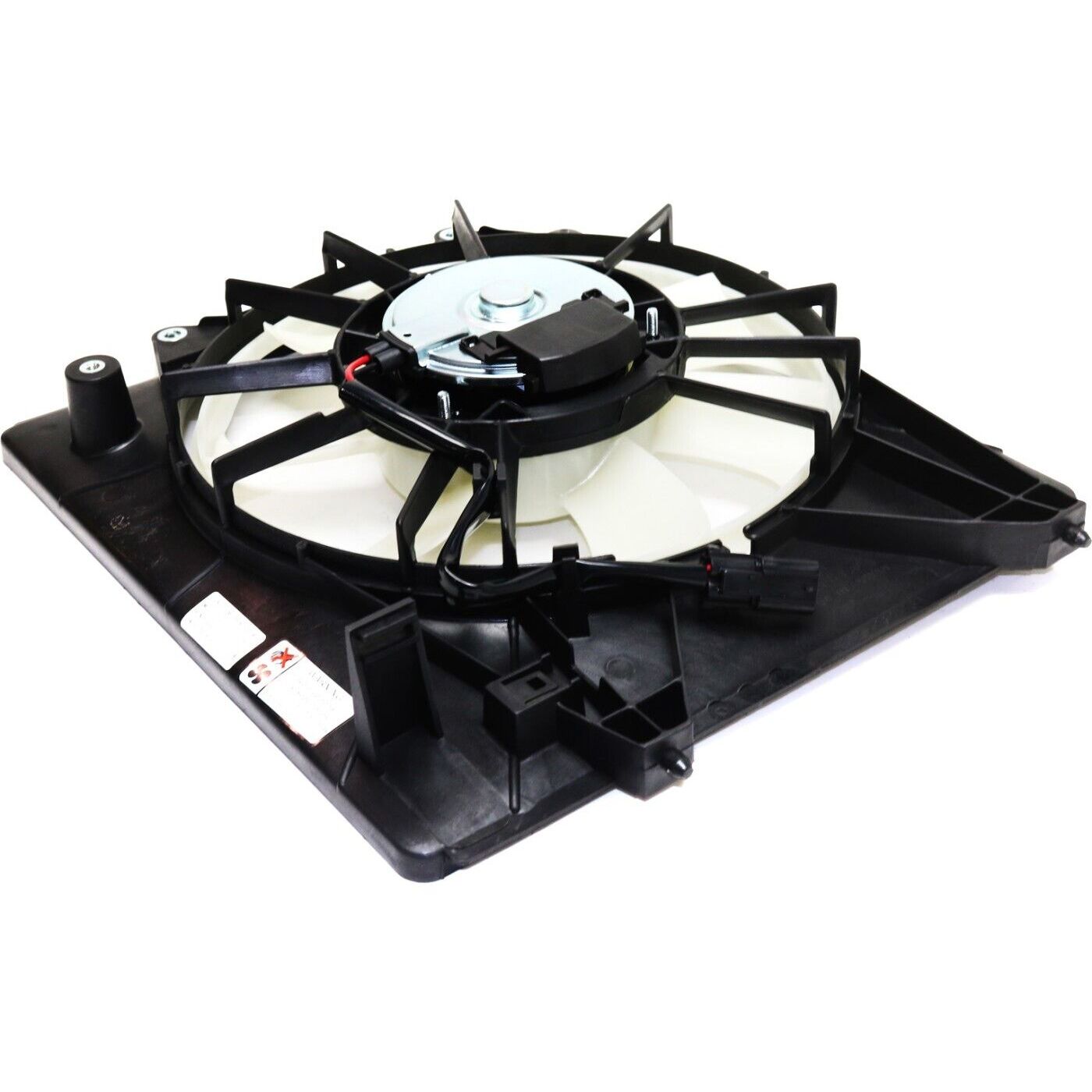 A/C Condenser Fan Assembly For 2015-2020 Fit Hatchback Single Fan Right Side