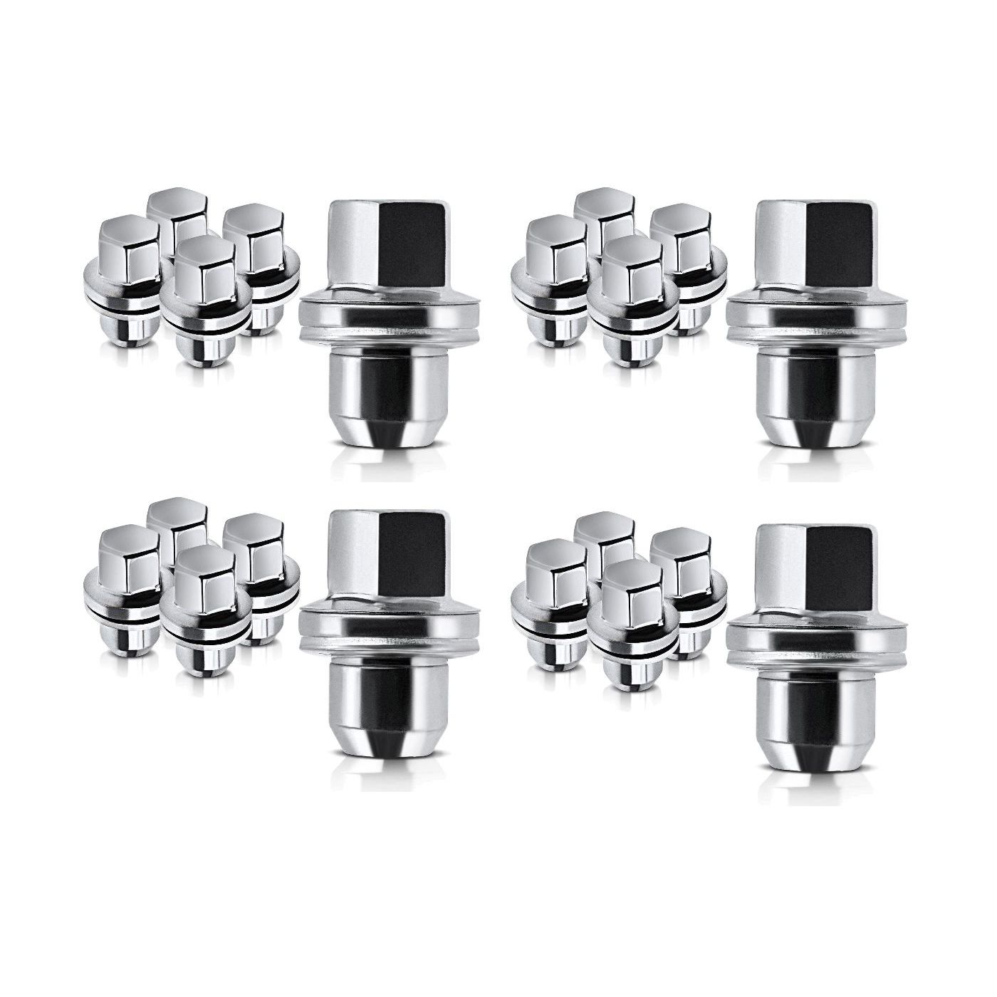 20 PCS - M14-1.50 Wheel Lug Nut For Land Rover Rover 03-21 LR3 LR4 Defender