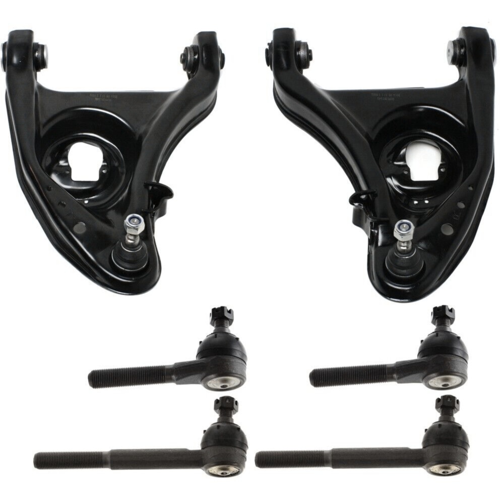 6pc Front Lower Control Arm & Tie Rod End Kit For Ford Lincoln Mercury