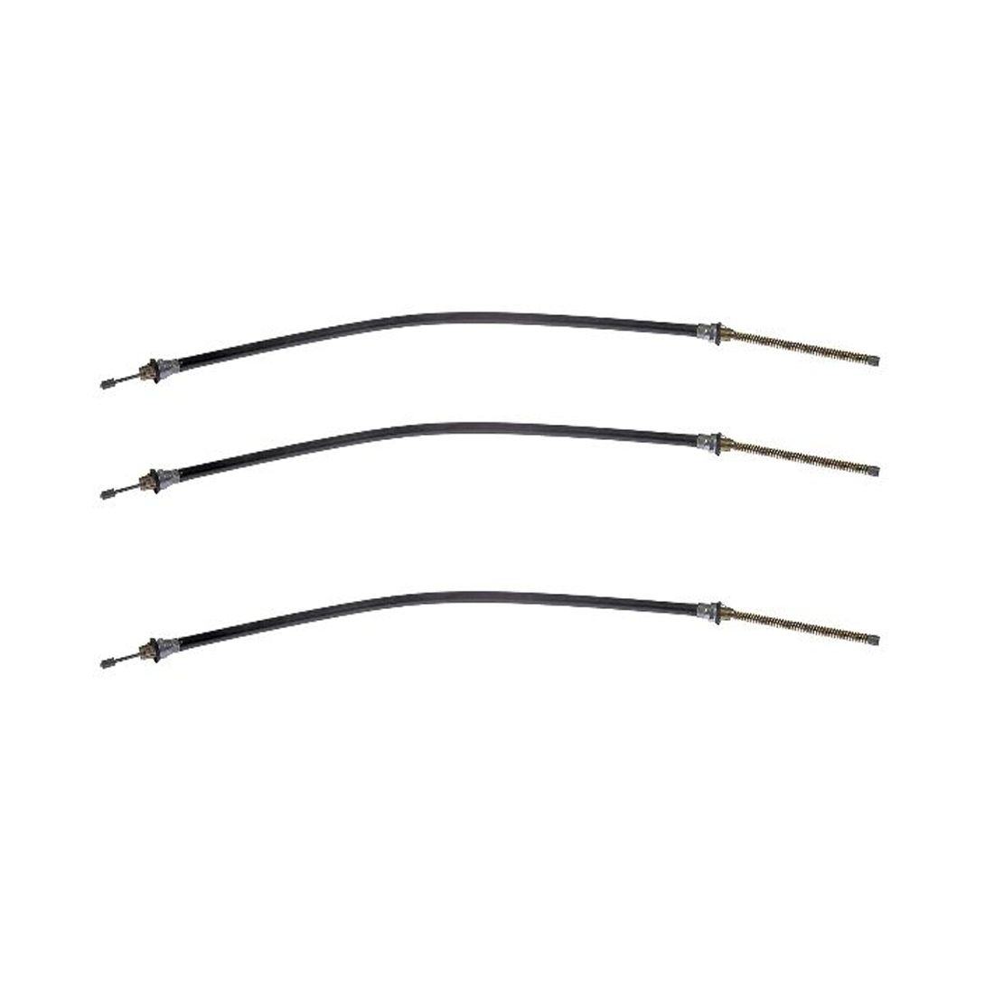 3 Sets Of - For 2004-2005 Chevrolet Classic Base Sedan Parking Brake Cable