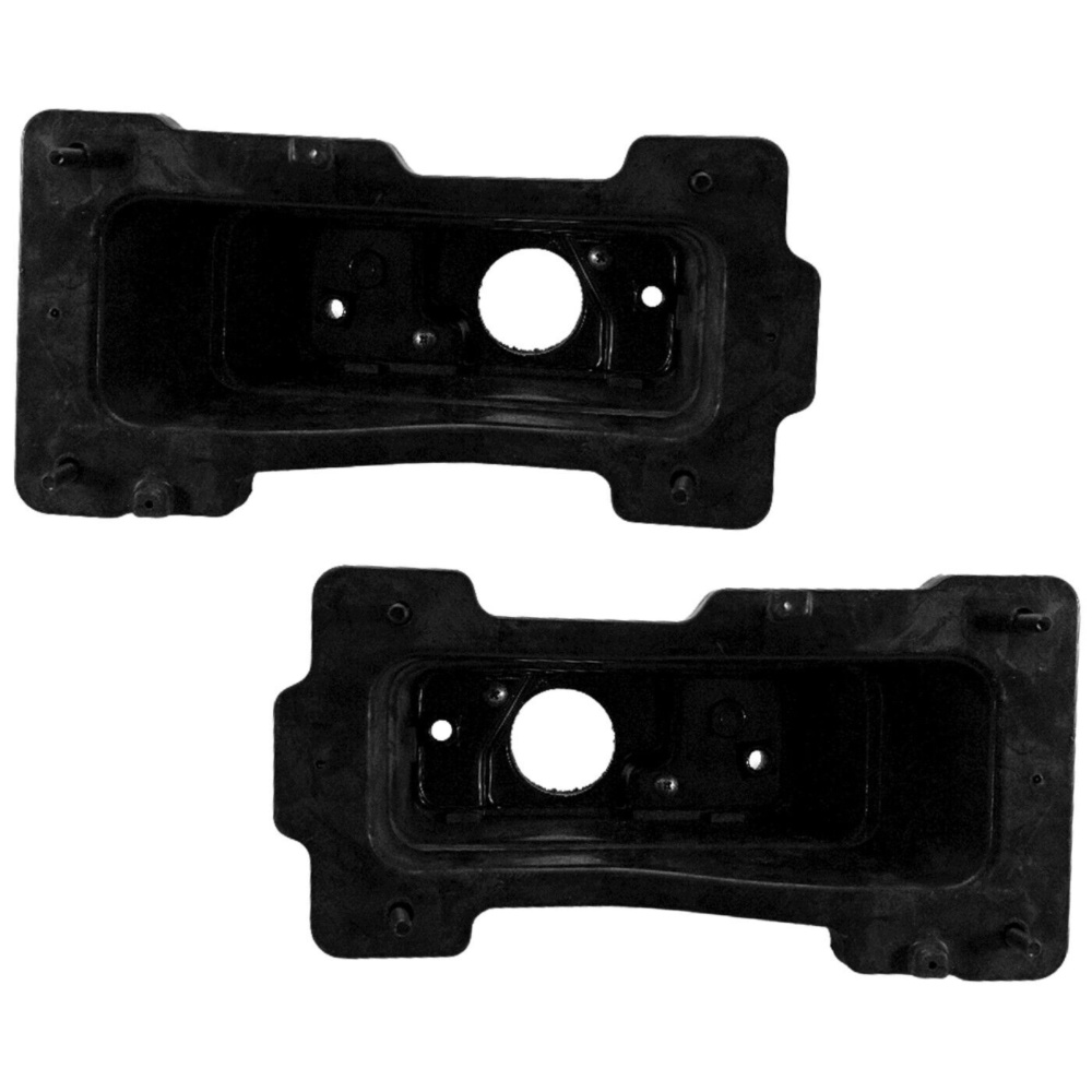 Set Of 2 Bumper Face Bar Brackets Retainer Mounting Braces Left & Right Pair