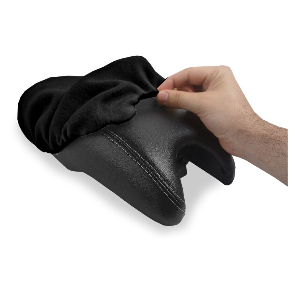 Console Lid Armrest Cover Protector Fleece For 16-20 HR-V Sport Utility Black