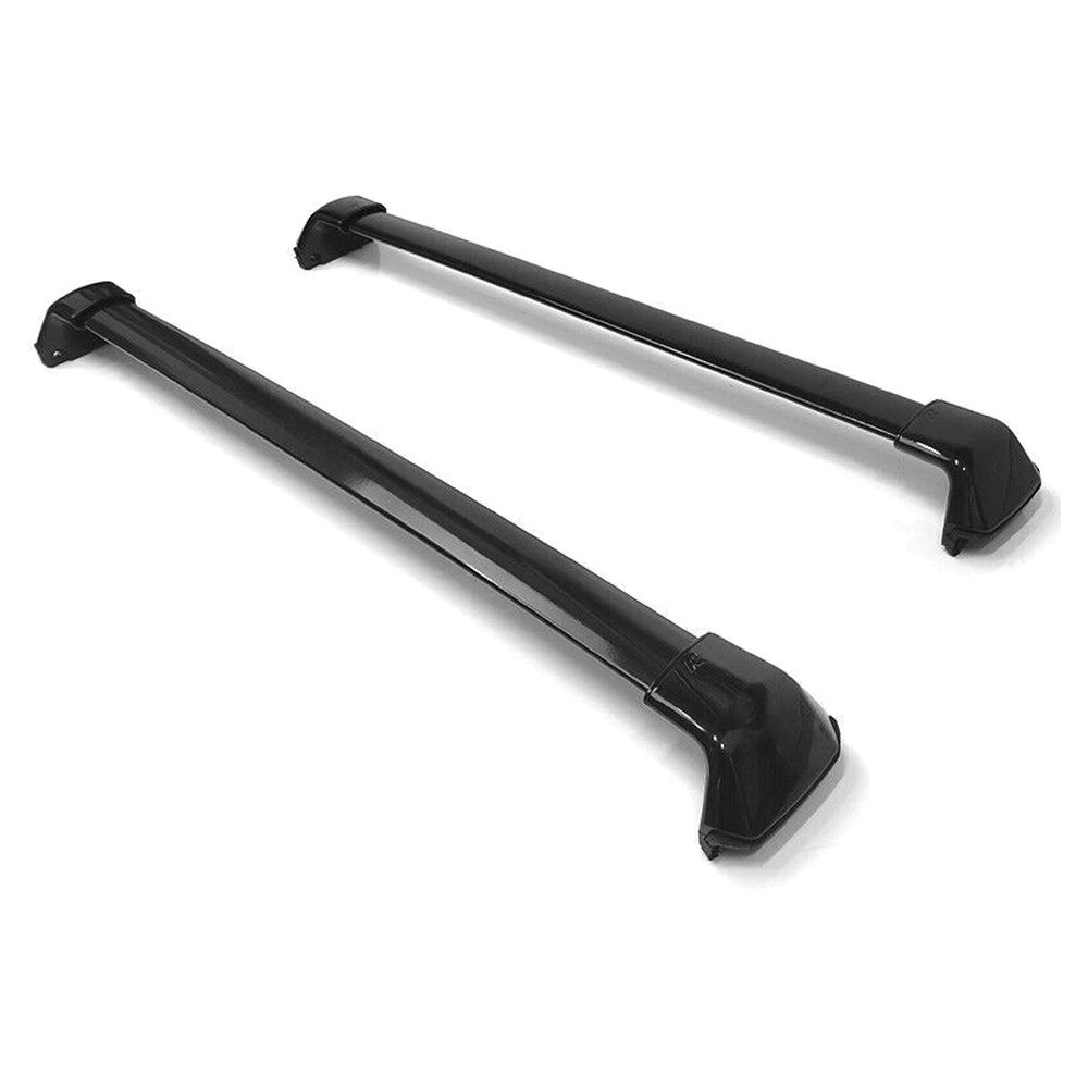 For 2012-2016 CR-V Roof Top Cross Bars Luggage Carrier Black Aluminum OE Style