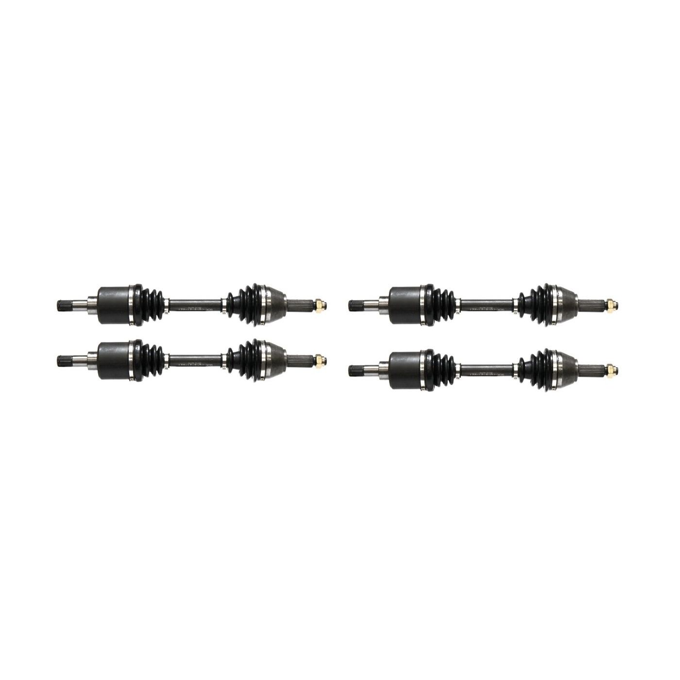 4 PCS - CV Axle For 1983-1988 Ford EXP Front Driver Side Pc Manual Transaxle