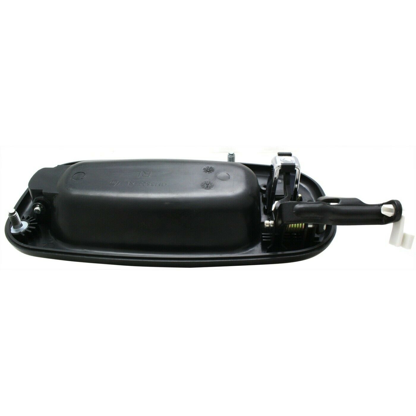 Door Handle For 2000-2007 Cadillac Chevrolet GMC Rear Left Black W/Chrome Lever