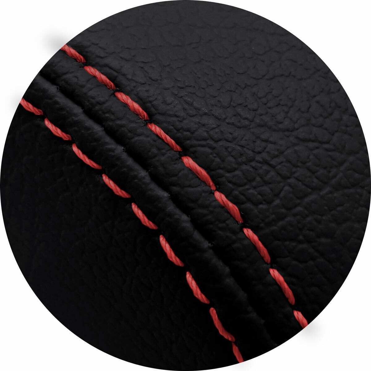 Center Console Lid Armrest Cover Leather For Audi A8 2011-2017 Black Red Stitch