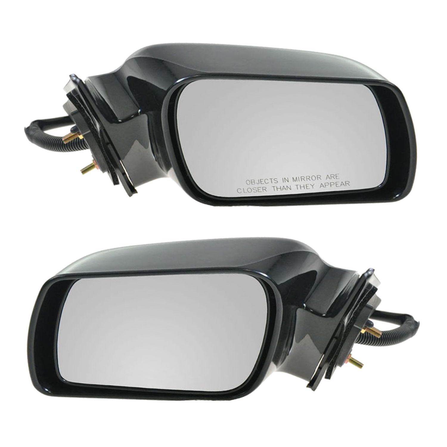 For 00-04 Toyota Avalon XLS Sedan Black Power Mirrors Left & Right Pair Set