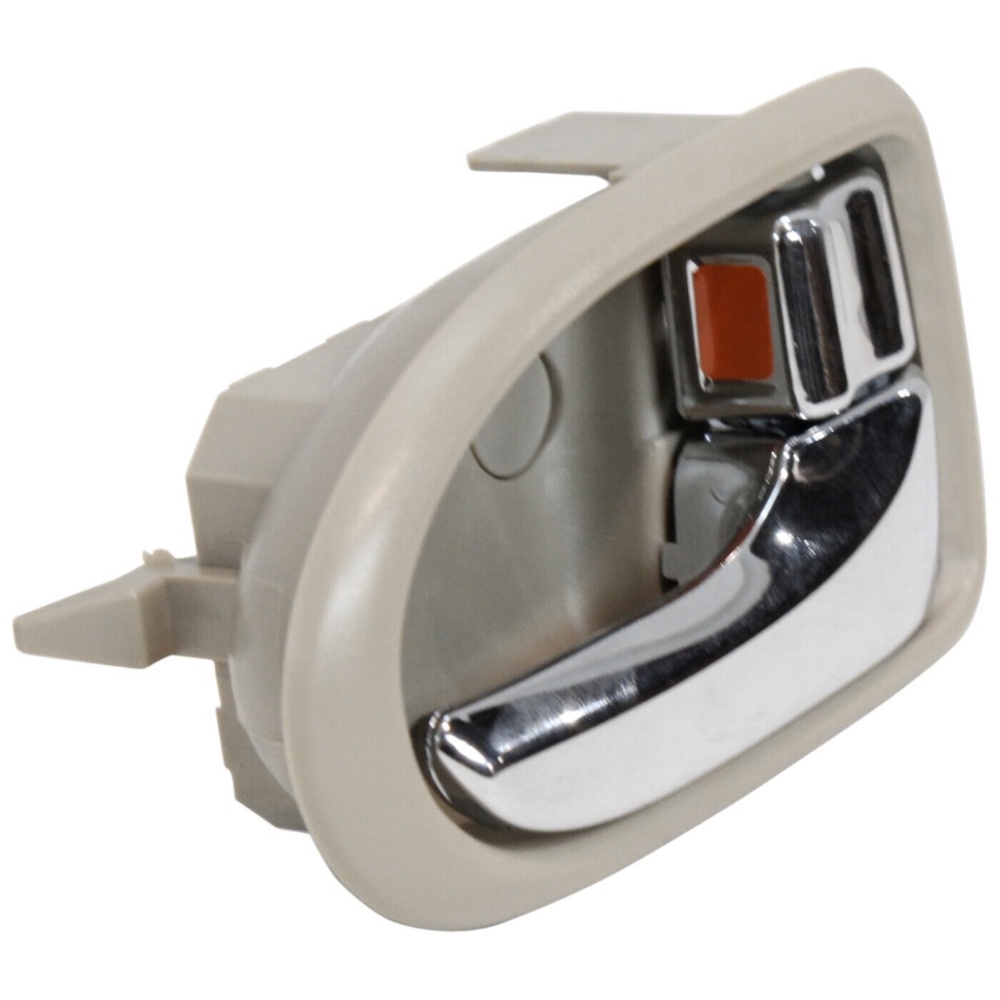 Door Handle Set For Mazda 2000-2006 MPV Front Or Rear Beige W/Chrome Lever 2-Pcs