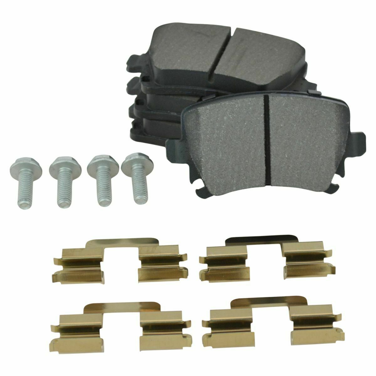 Brake Rotor Drilled Slotted & Metallic Pad Front & Rear Kit For Audi VW