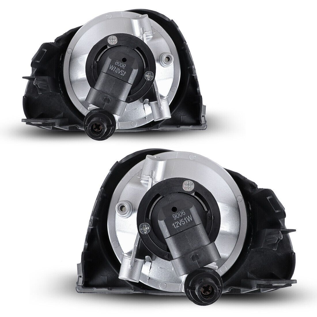 For Toyota 03-05 Echo Base Clear Lens Bumper Fog Lights Pair Lamps W/Wiring