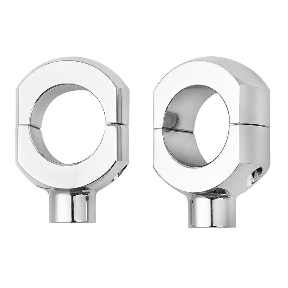 Chrome 2'' Handlebar Bar Risers Fit For Harley-Davidson Harley 1200