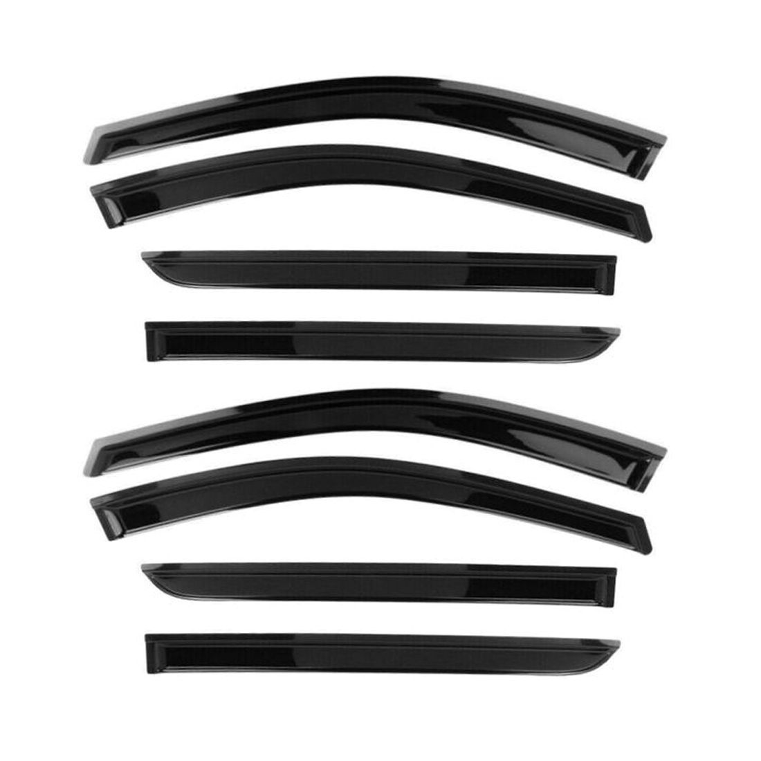 2 Sets Of - Fits 08-10 Honda Odyssey Slim Style Window Visors Acrylic Rain Guard