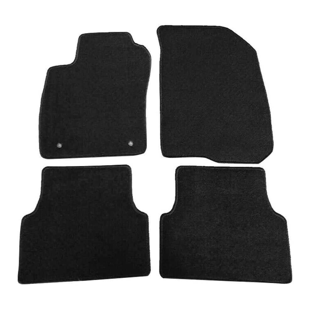 For 2012-2020 Sonic Sedan 4PCS Front Rear Car Floor Mats Carpets Nylon Black